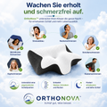 Das OrthoNova-Kissen verwandelt unruhige Nächte in einen tiefen und schmerzfreien Schlaf – garantiert, oder Sie erhalten Ihr Geld zurück.
