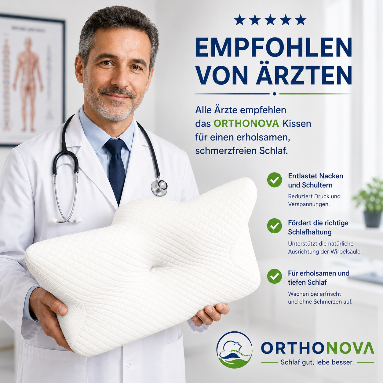 🥇 OrthoNova™ Premium Schlaf Set